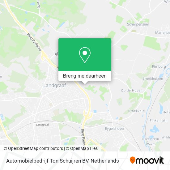 Automobielbedrijf Ton Schuijren BV kaart