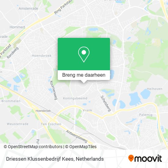Driessen Klussenbedrijf Kees kaart
