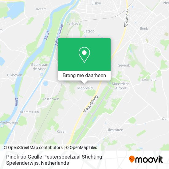 Pinokkio Geulle Peuterspeelzaal Stichting Spelenderwijs kaart