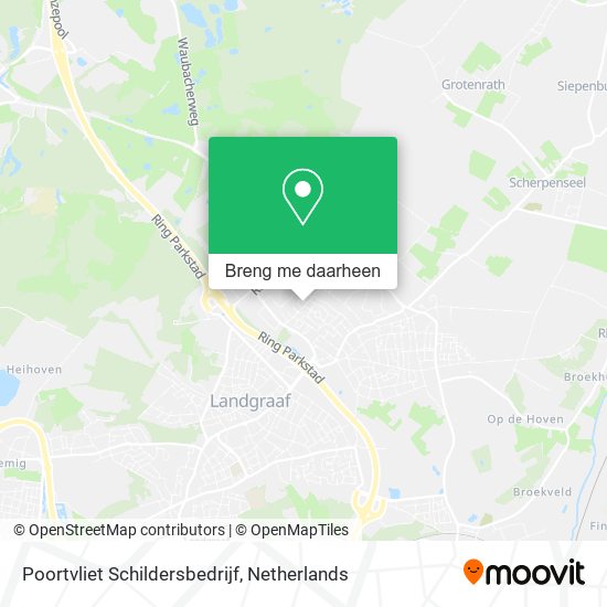 Poortvliet Schildersbedrijf kaart