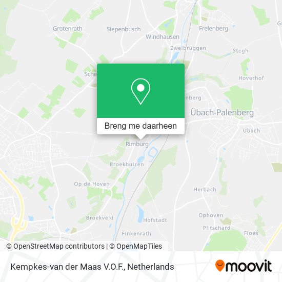 Kempkes-van der Maas V.O.F. kaart