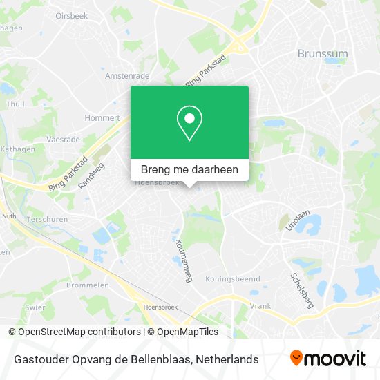 Gastouder Opvang de Bellenblaas kaart