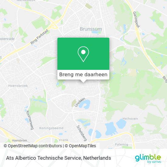 Ats Albertico Technische Service kaart