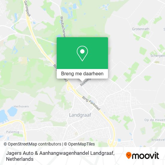 Jagers Auto & Aanhangwagenhandel Landgraaf kaart