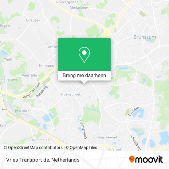 Vries Transport de kaart
