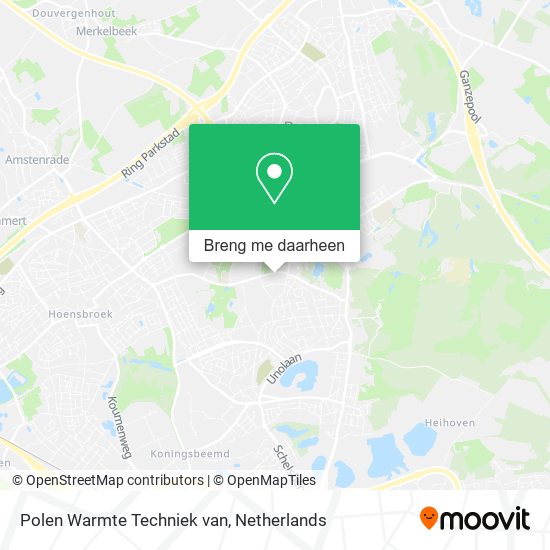 Polen Warmte Techniek van kaart