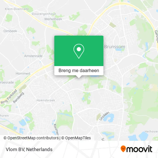 Vlom BV kaart