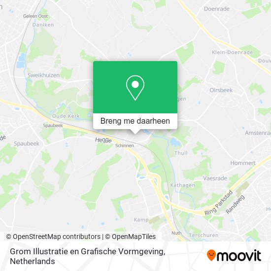 Grom Illustratie en Grafische Vormgeving kaart