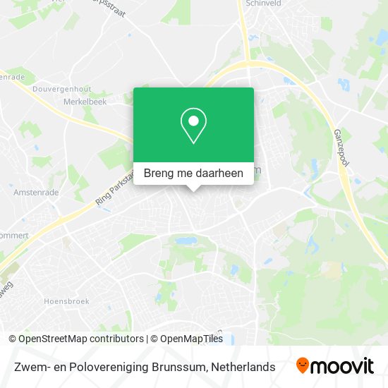 Zwem- en Polovereniging Brunssum kaart