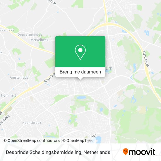 Desprinde Scheidingsbemiddeling kaart