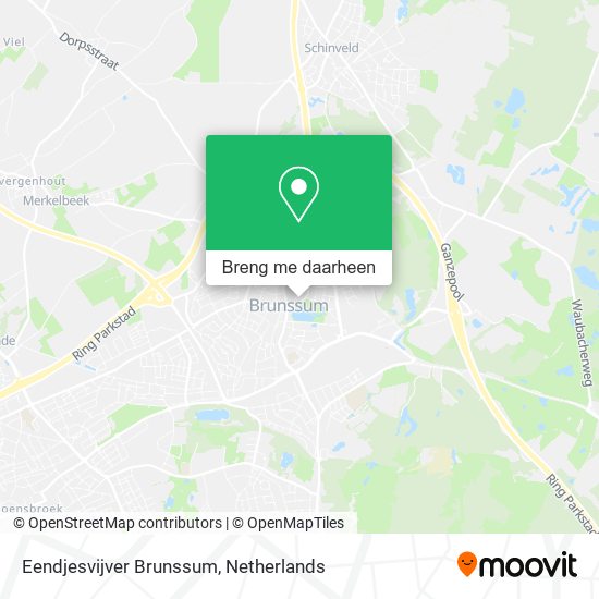 Eendjesvijver Brunssum kaart