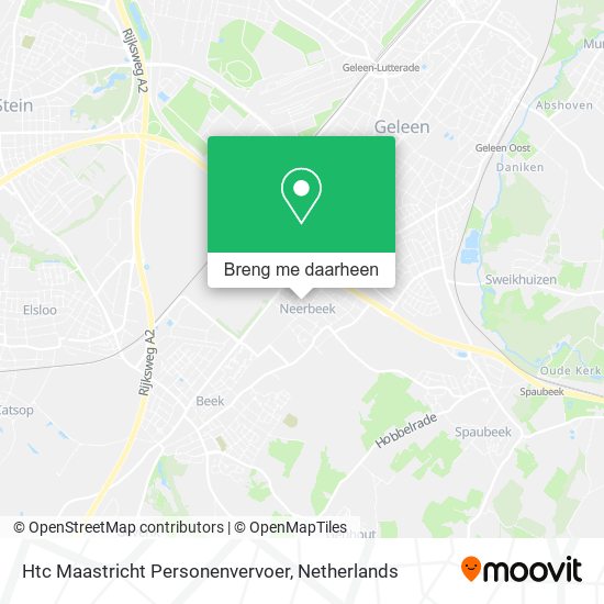 Htc Maastricht Personenvervoer kaart