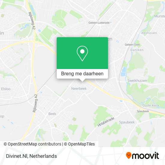 Divinet.Nl kaart