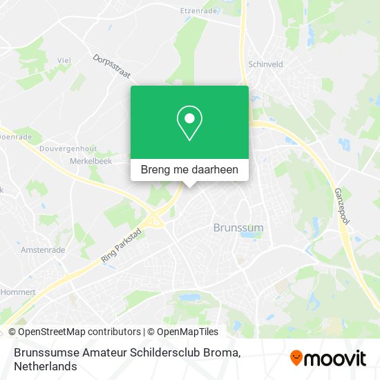 Brunssumse Amateur Schildersclub Broma kaart