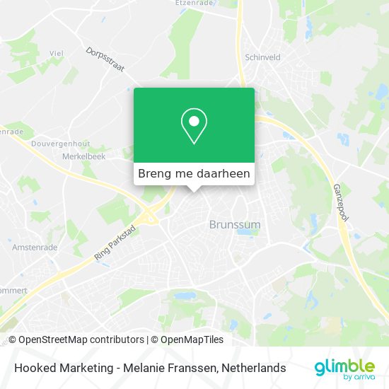 Hooked Marketing - Melanie Franssen kaart