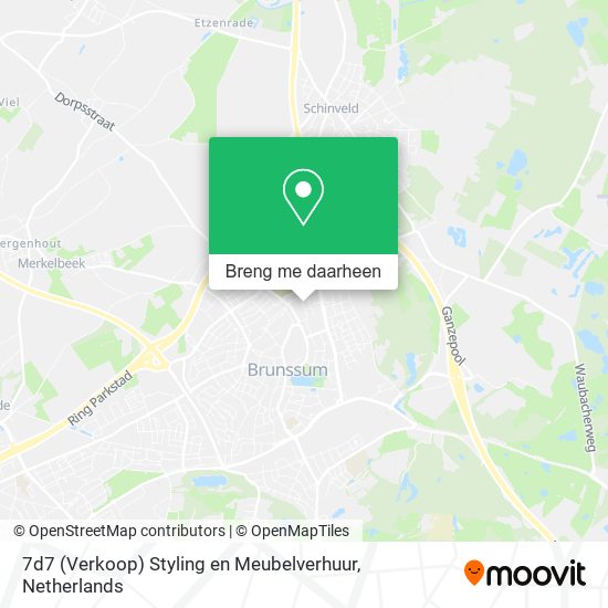 7d7 (Verkoop) Styling en Meubelverhuur kaart