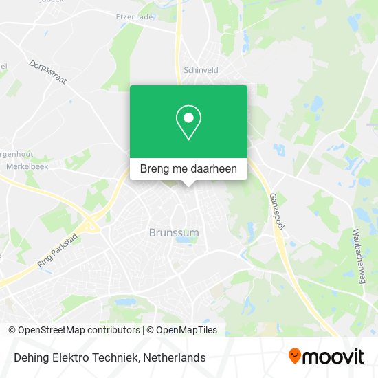 Dehing Elektro Techniek kaart