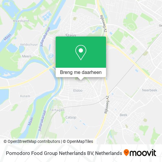 Pomodoro Food Group Netherlands BV kaart