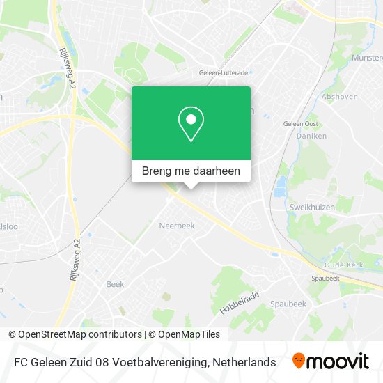 FC Geleen Zuid 08 Voetbalvereniging kaart