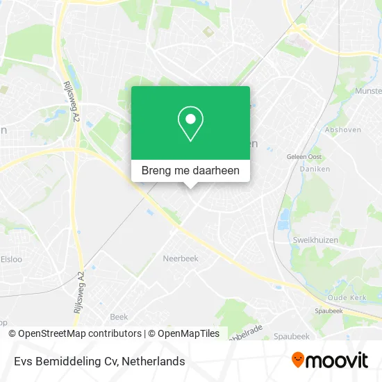 Evs Bemiddeling Cv kaart