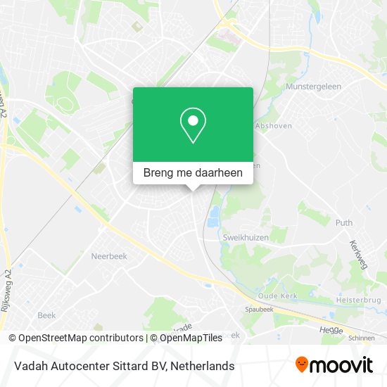 Vadah Autocenter Sittard BV kaart