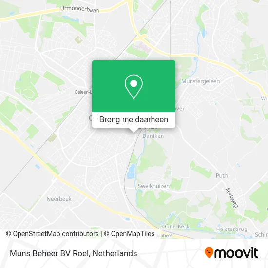 Muns Beheer BV Roel kaart