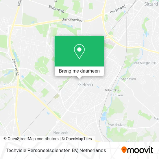 Techvisie Personeelsdiensten BV kaart