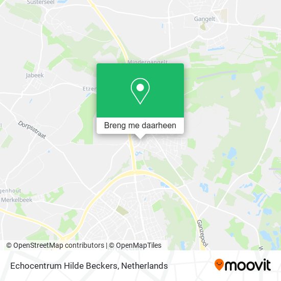 Echocentrum Hilde Beckers kaart