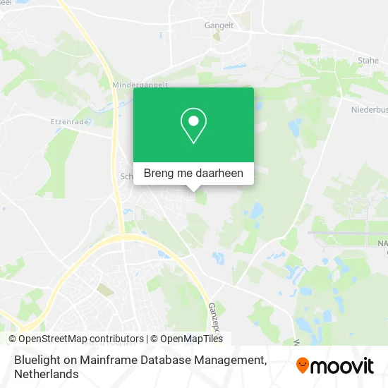 Bluelight on Mainframe Database Management kaart