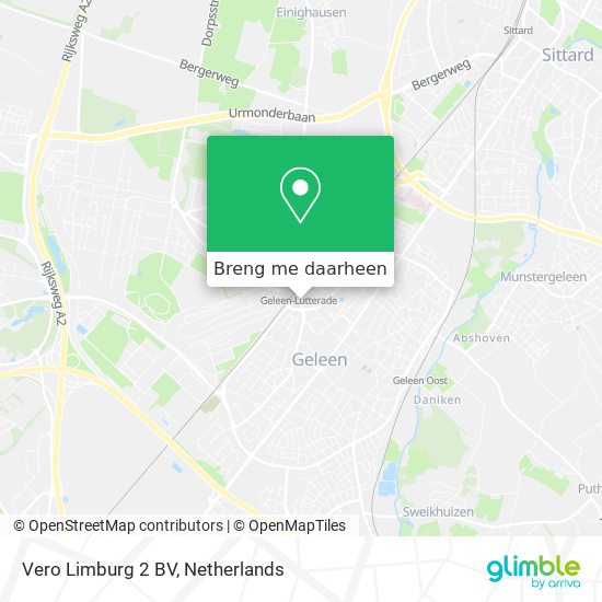 Vero Limburg 2 BV kaart