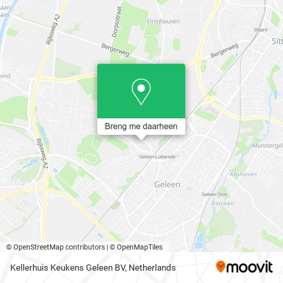 Kellerhuis Keukens Geleen BV kaart