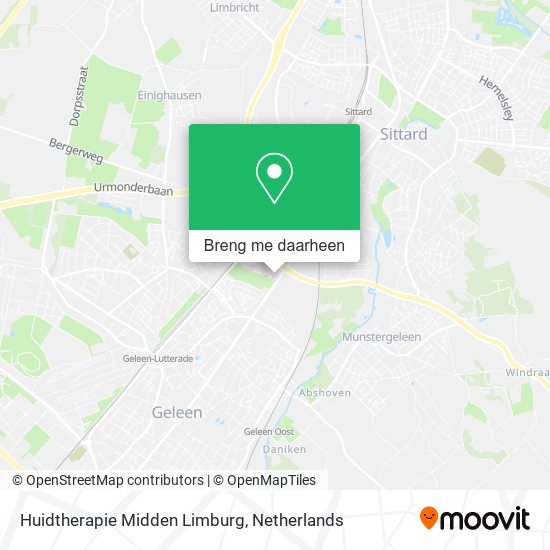 Huidtherapie Midden Limburg kaart