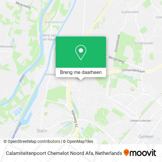 Calamiteitenpoort Chemelot Noord Afa kaart