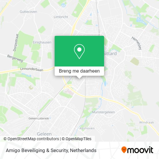 Amigo Beveiliging & Security kaart