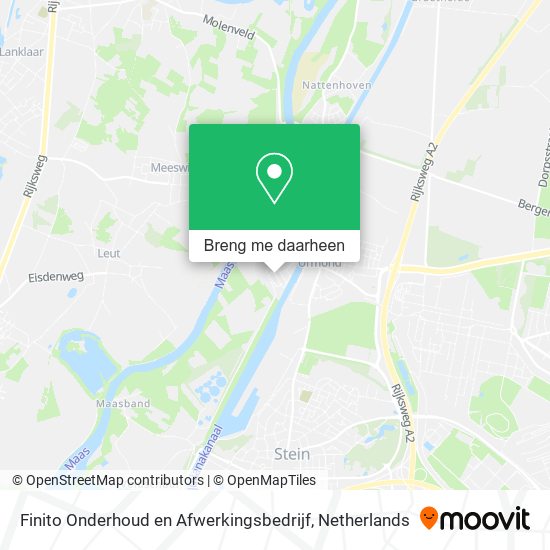 Finito Onderhoud en Afwerkingsbedrijf kaart