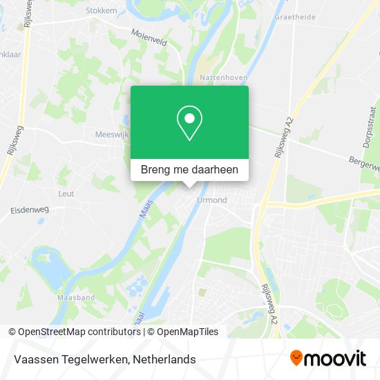 Vaassen Tegelwerken kaart