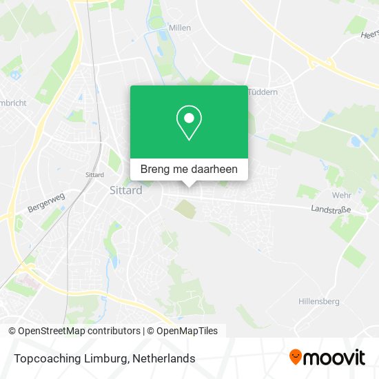 Topcoaching Limburg kaart