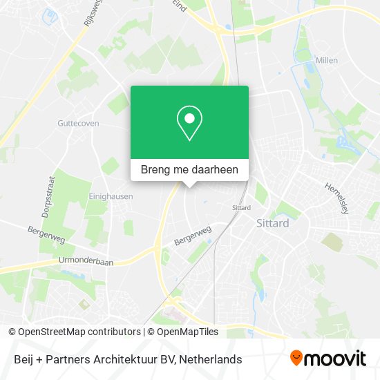 Beij + Partners Architektuur BV kaart