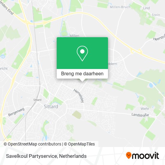 Savelkoul Partyservice kaart