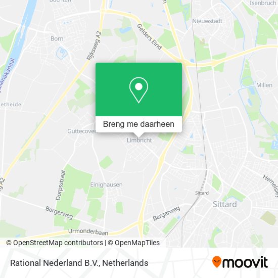 Rational Nederland B.V. kaart