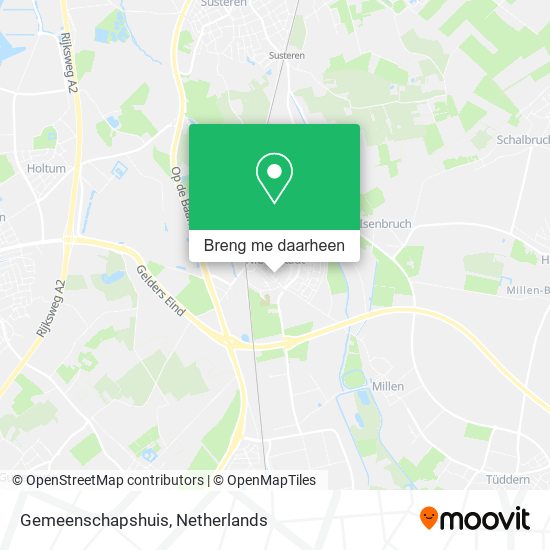 Gemeenschapshuis kaart