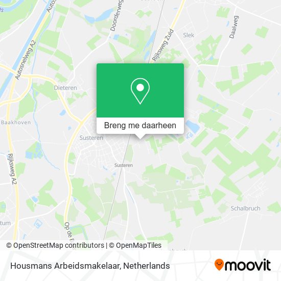 Housmans Arbeidsmakelaar kaart