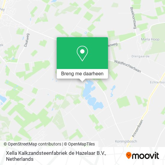 Xella Kalkzandsteenfabriek de Hazelaar B.V. kaart