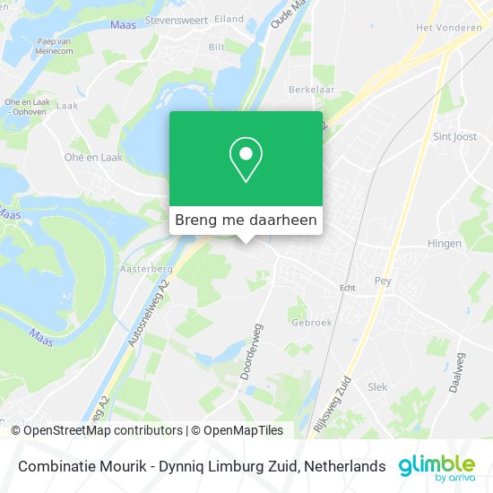 Combinatie Mourik - Dynniq Limburg Zuid kaart