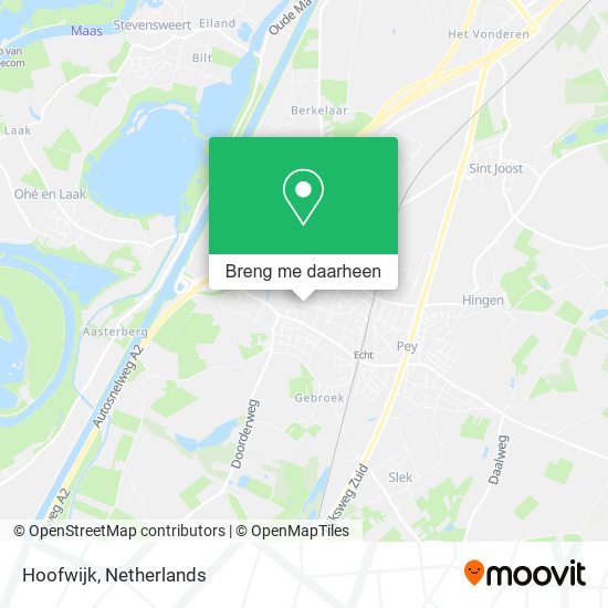 Hoofwijk kaart