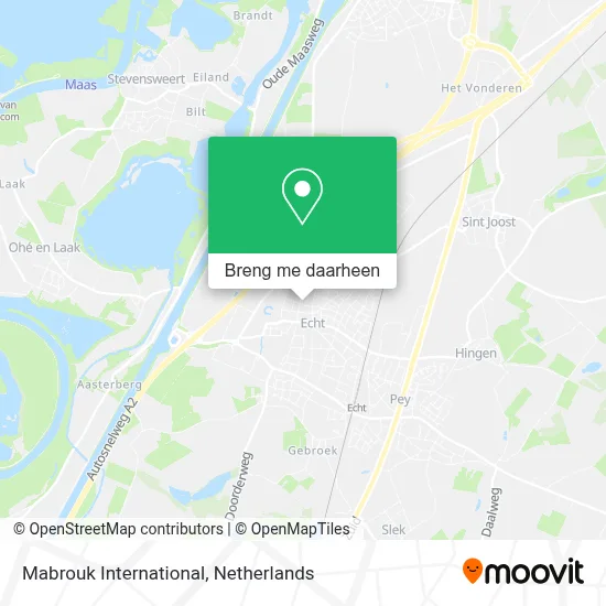 Mabrouk International kaart