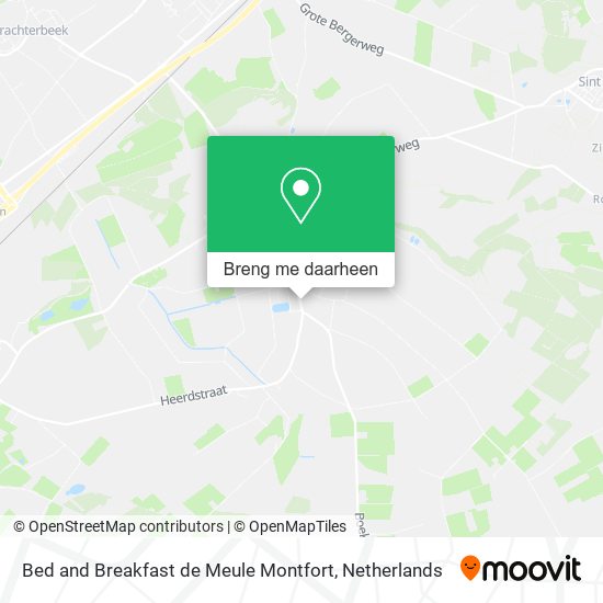 Bed and Breakfast de Meule Montfort kaart