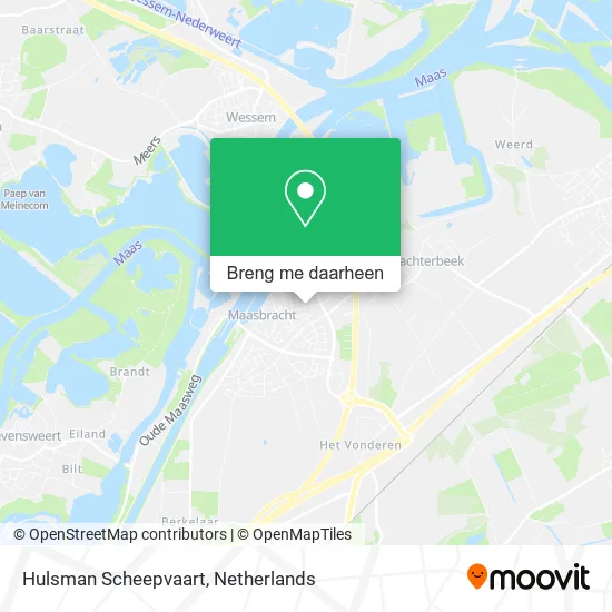 Hulsman Scheepvaart kaart
