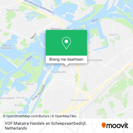 VOF Makatra Handels en Scheepvaartbedrijf kaart