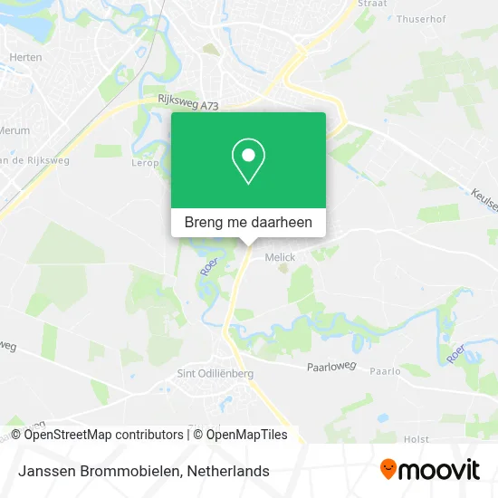 Janssen Brommobielen kaart
